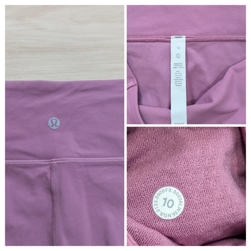 Lululemon Groove High-Rise Split-Hem Flared Pant Nulu velvet dust mauve